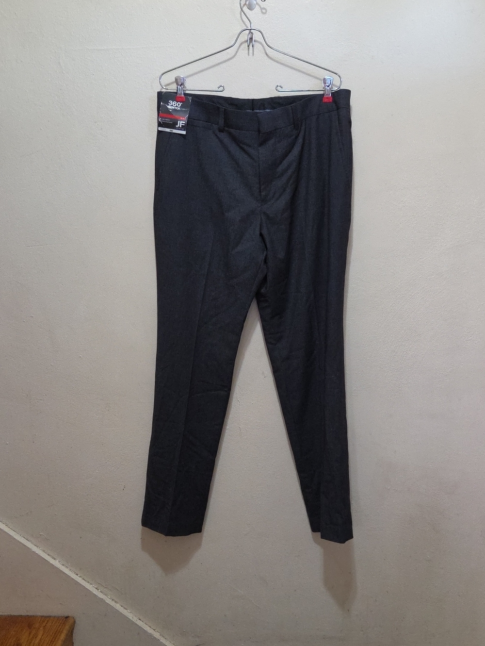 J. Ferrar  Men's Black Dress Pants - Slim Tapered